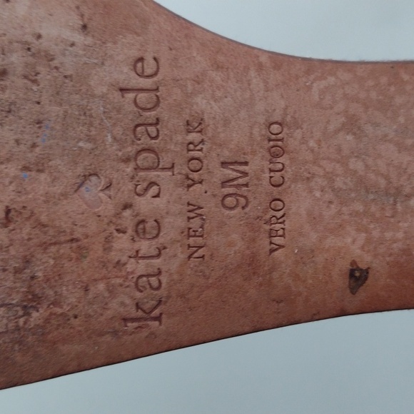 Kate Spade Navy and White Platform Sandals - Picture 11 of 11